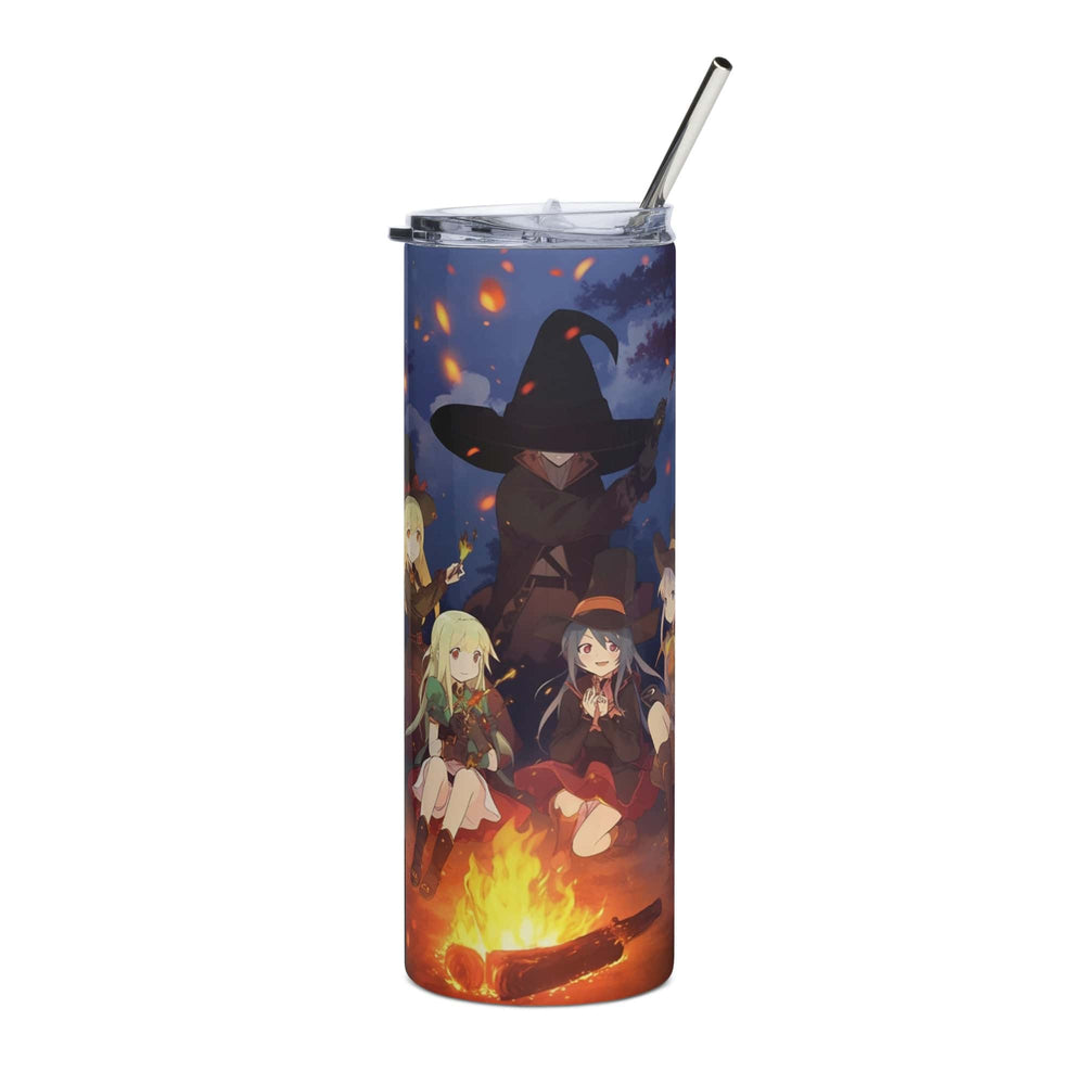 Black Anime Coven of Witches Stainless Steel Tumbler