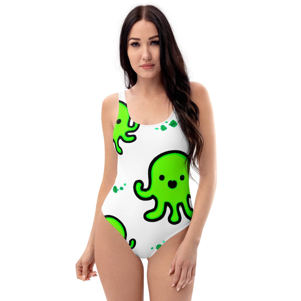 XS Cute Cthulhu One-Piece Swimsuit