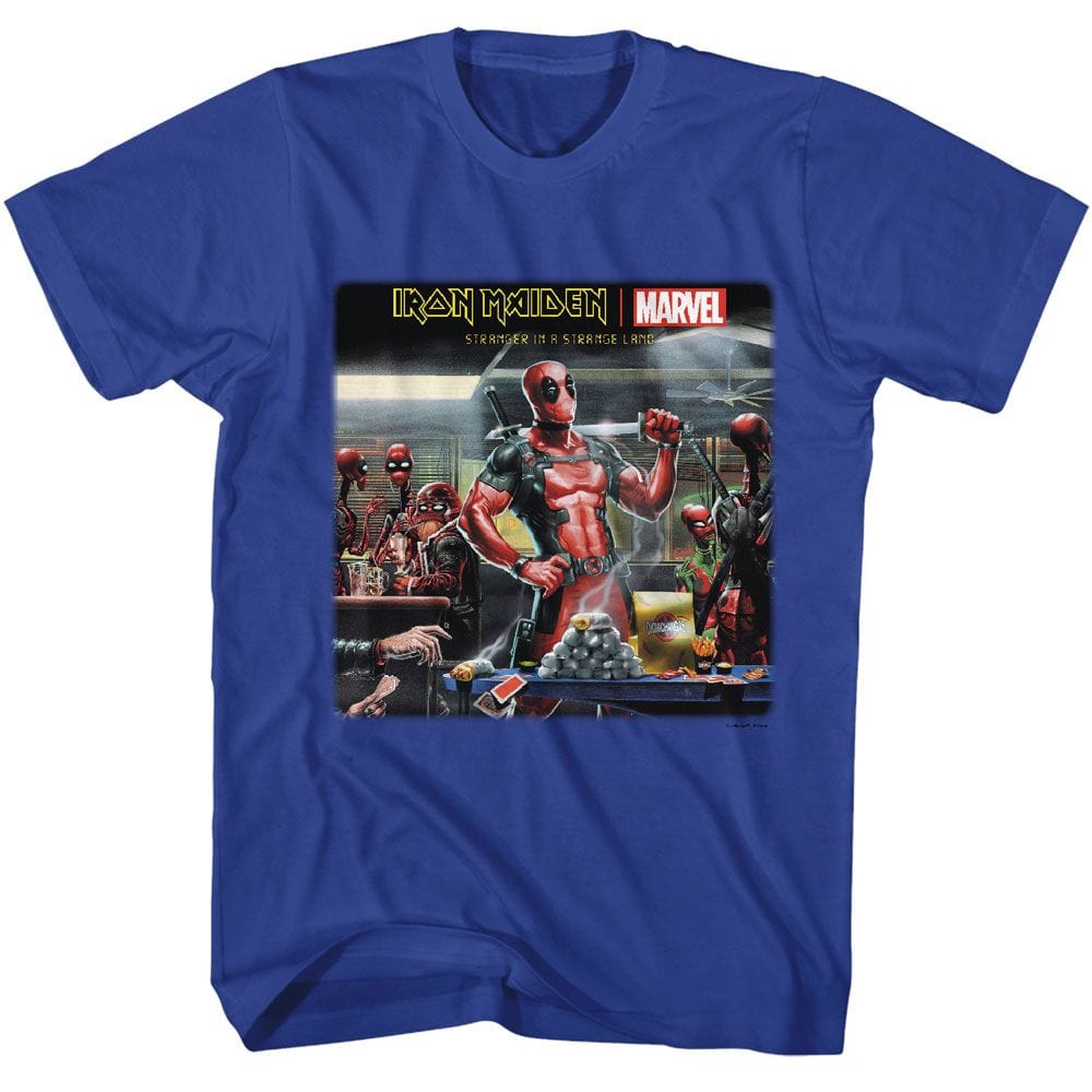 Iron Maiden Strangers Deadpool T-Shirt