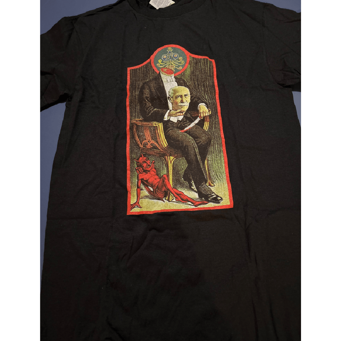 thumbnail image 2 of Mr. Bungle California Surfers Funk Rock Retro Graphic T-Shirt – Unisex White, Size L, Vintage Style 2 of 4