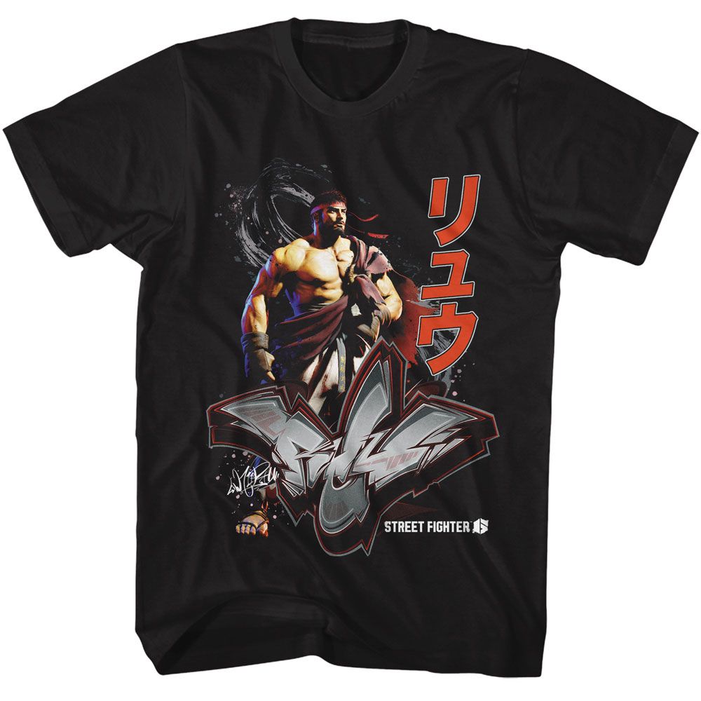 Shirt Street Fighter Ryu Graffiti T-Shirt