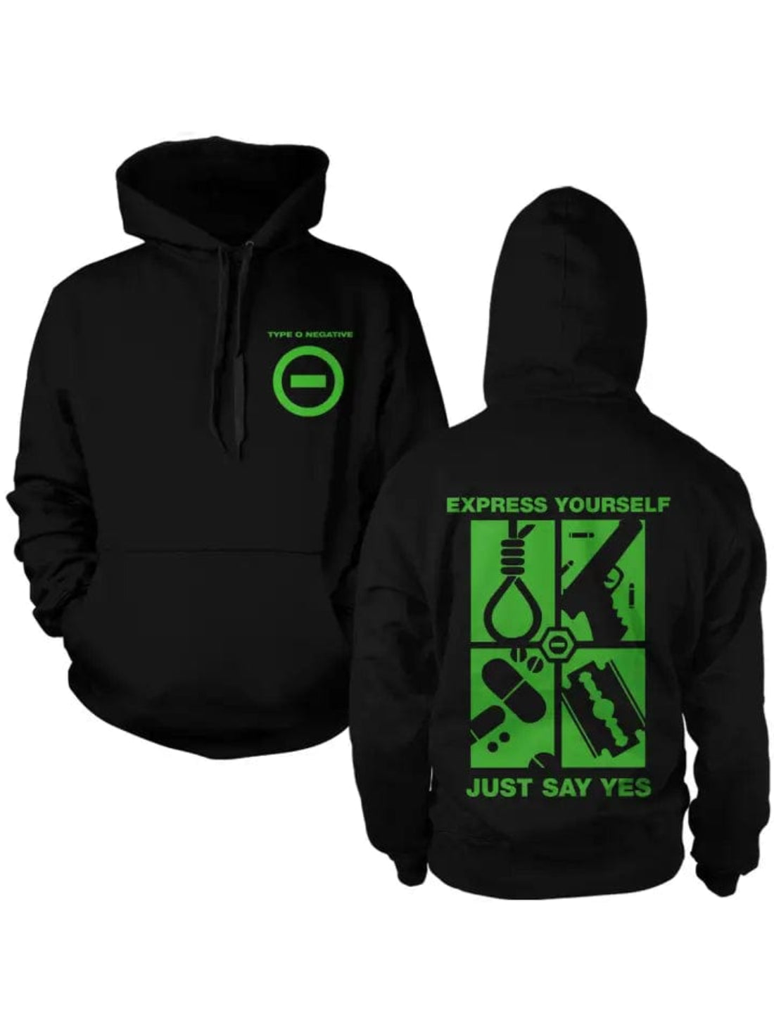 Type O Negative Just Say Yes Pullover Hoodie – Forbidden Geek