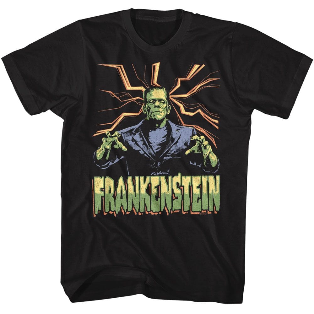 Universal Monsters Frankenstein Lightning T-shirt