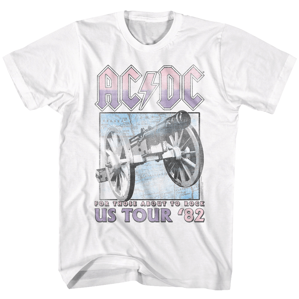 Shirt AC/DC For Those About To Rock 82 US Tour T-Shirt
