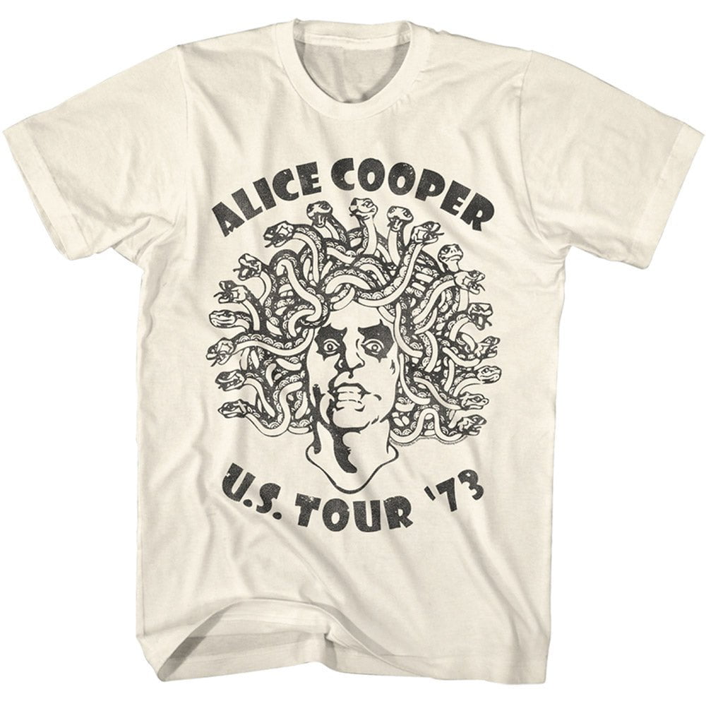 Shirt Alice Cooper Medusa 1973 Tour Slim Fit T-Shirt