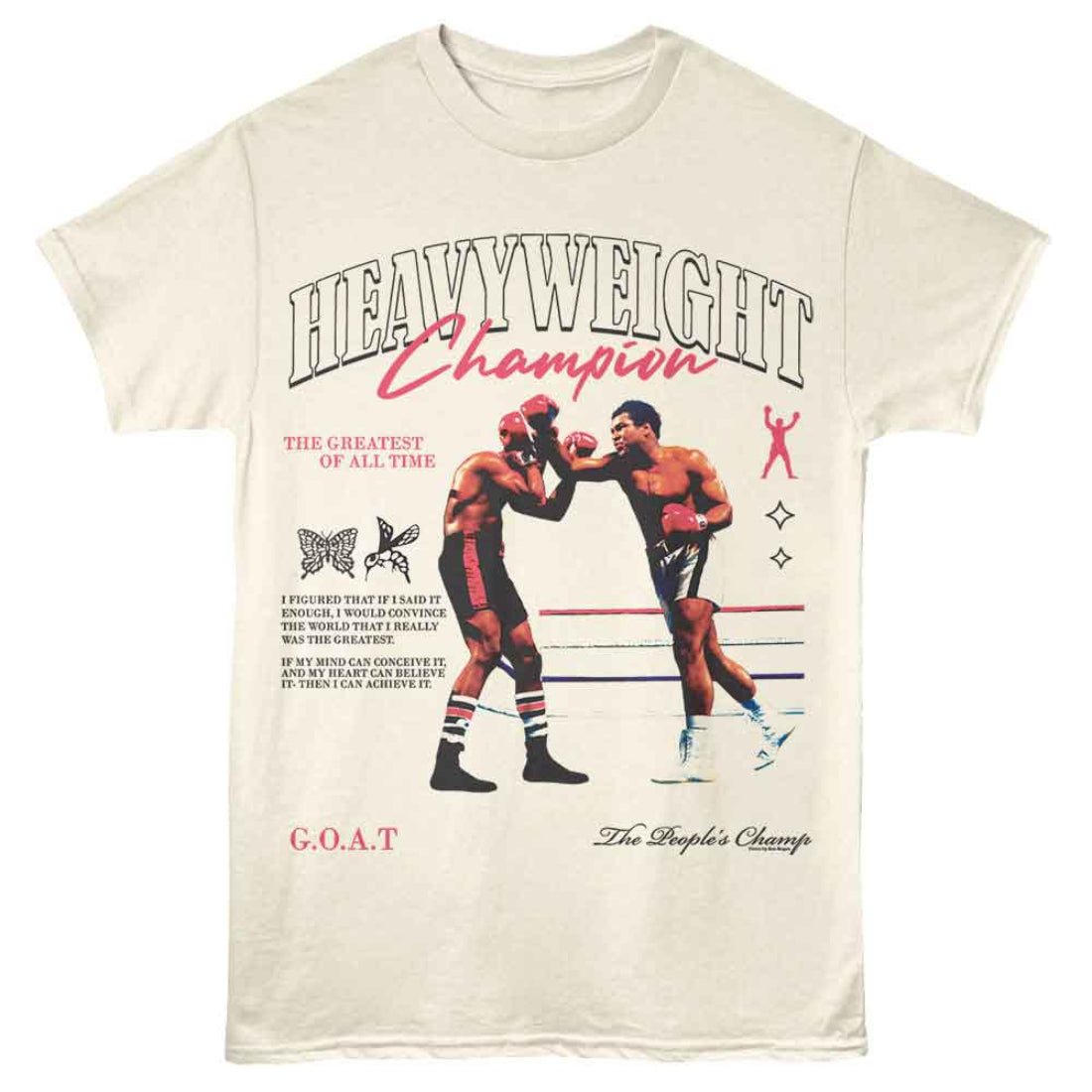 muhammad ali heavyweight champion t-shirt