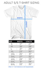 SIZE CHART MM-SCS-01S, MM-SCS-01M, MM-SCS-01L, MM-SCS-01X, MM-SCS-01XX, MM-SCS-01XXX