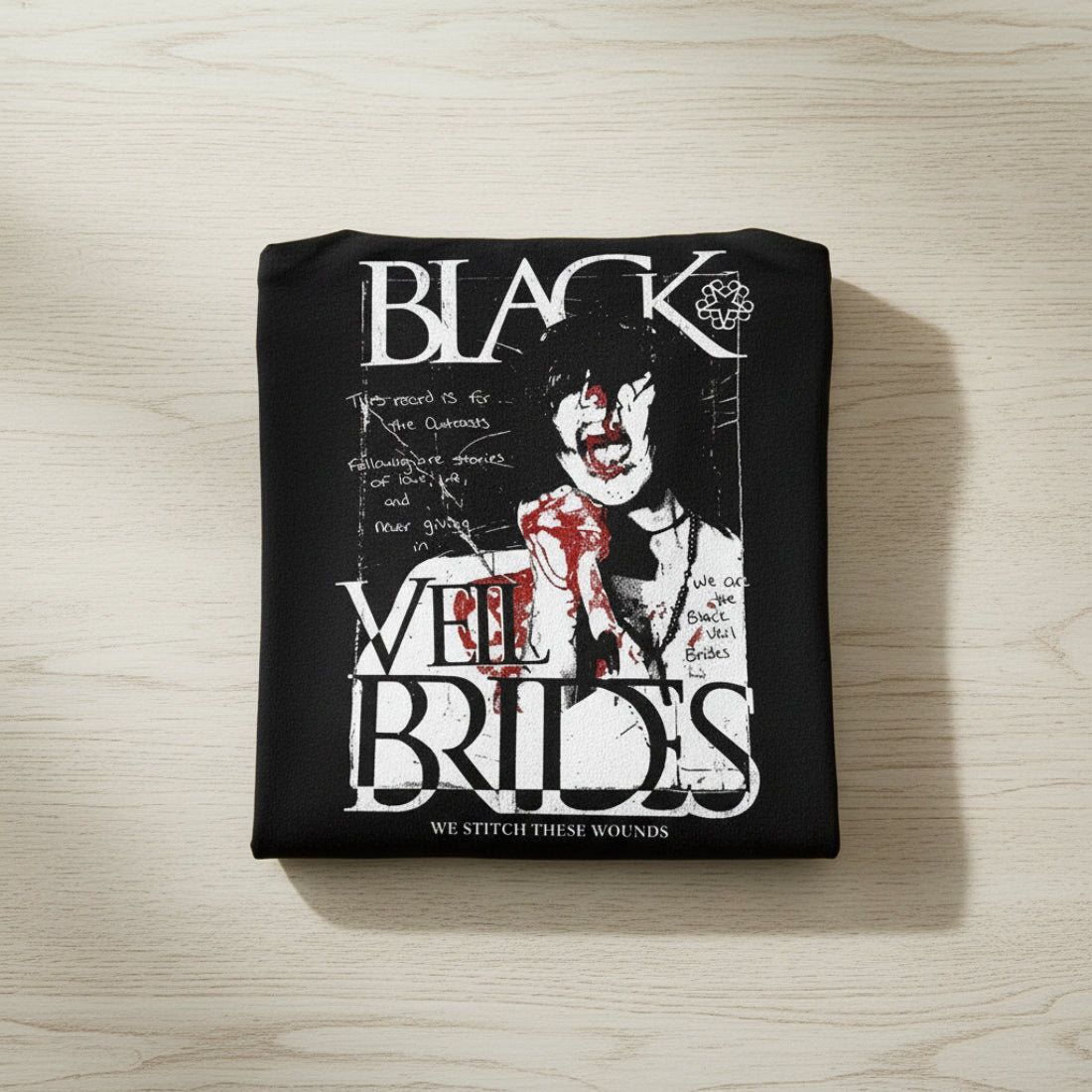 bvb shirt folded on a table
