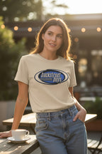 WOMAN WEARING BACKSTREET BOYS LOGO TEE BSB519S, BSB519M, BSB519L, BSB519XL, BSB519XXL