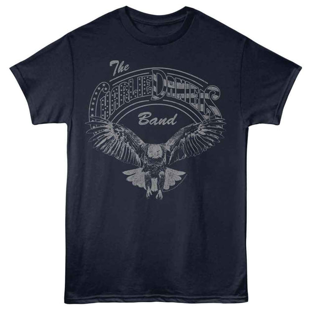 Charlie Daniels Band CDB Stars Stripes and Eagle Navy T-Shirt ...