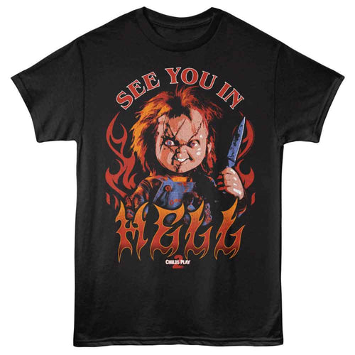 CHUCKY SEE YOU IN HELL T-SHIRT