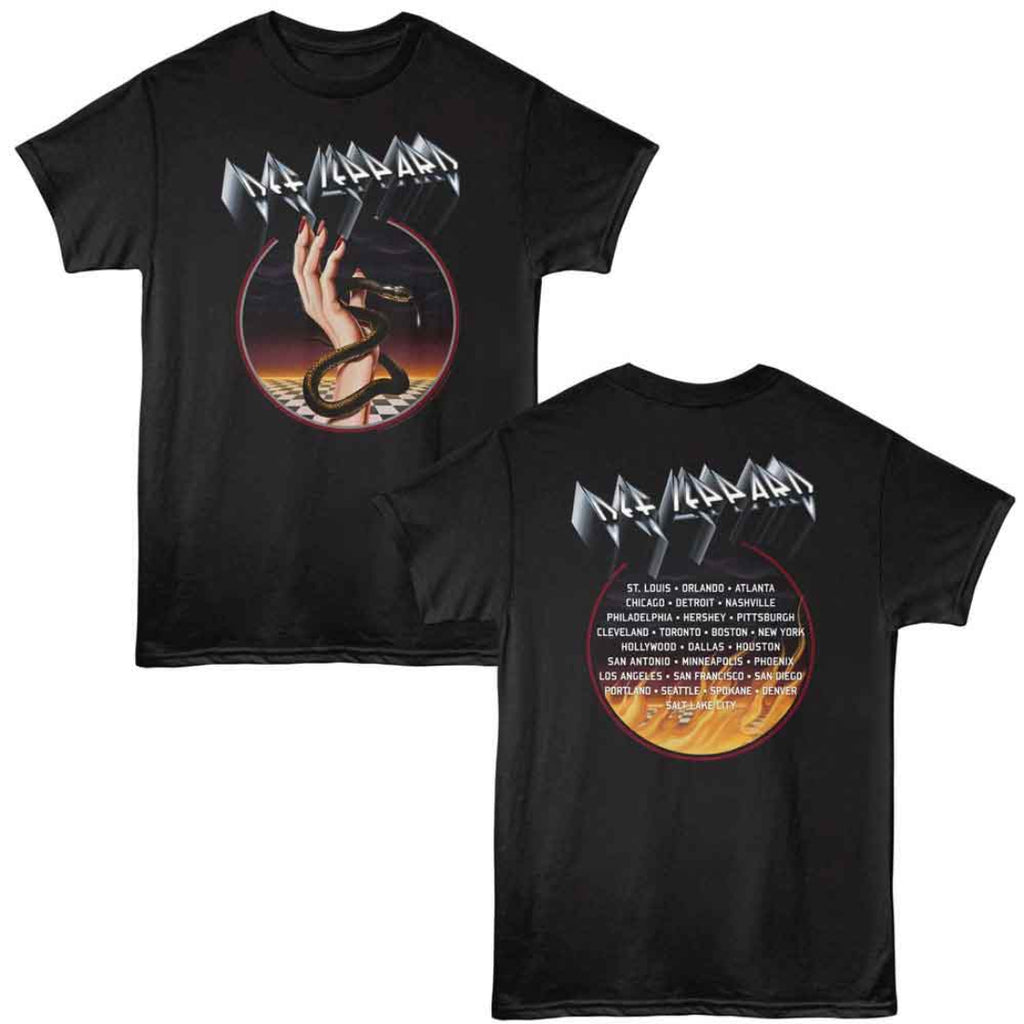 def leppard snake hold tour shirt 