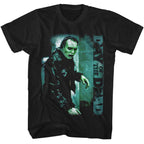 Black t-shirt with a graphic design of a zombie and 'Day of the Dead' text on a white background