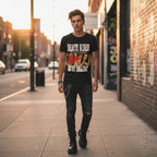 Black t-shirt with graphic design and text 'Death Rider' and 'Count Holliday'  DRD505S, DRD505M, DRD505L, DRD505XL, DRD505XXL, DRD505XXXL, DRD505XXXXL, DRD505XXXXXL