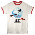 T-shirt with E.T. graphic design on a white background