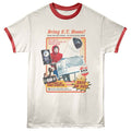 T-shirt with E.T. the Extra-Terrestrial movie poster design on a white background