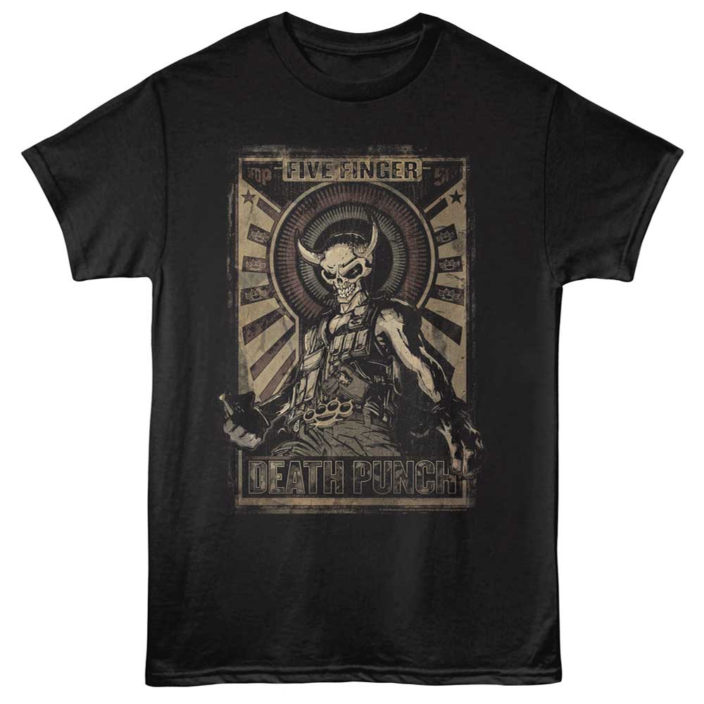 Five Finger Death Punch - Merc Black Official T-Shirt