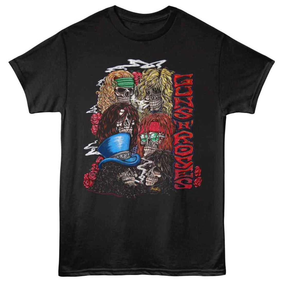 Guns n Roses Faded Skulls Shirt