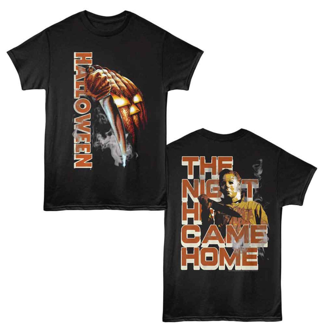 halloween movie pumpkin knife shirt