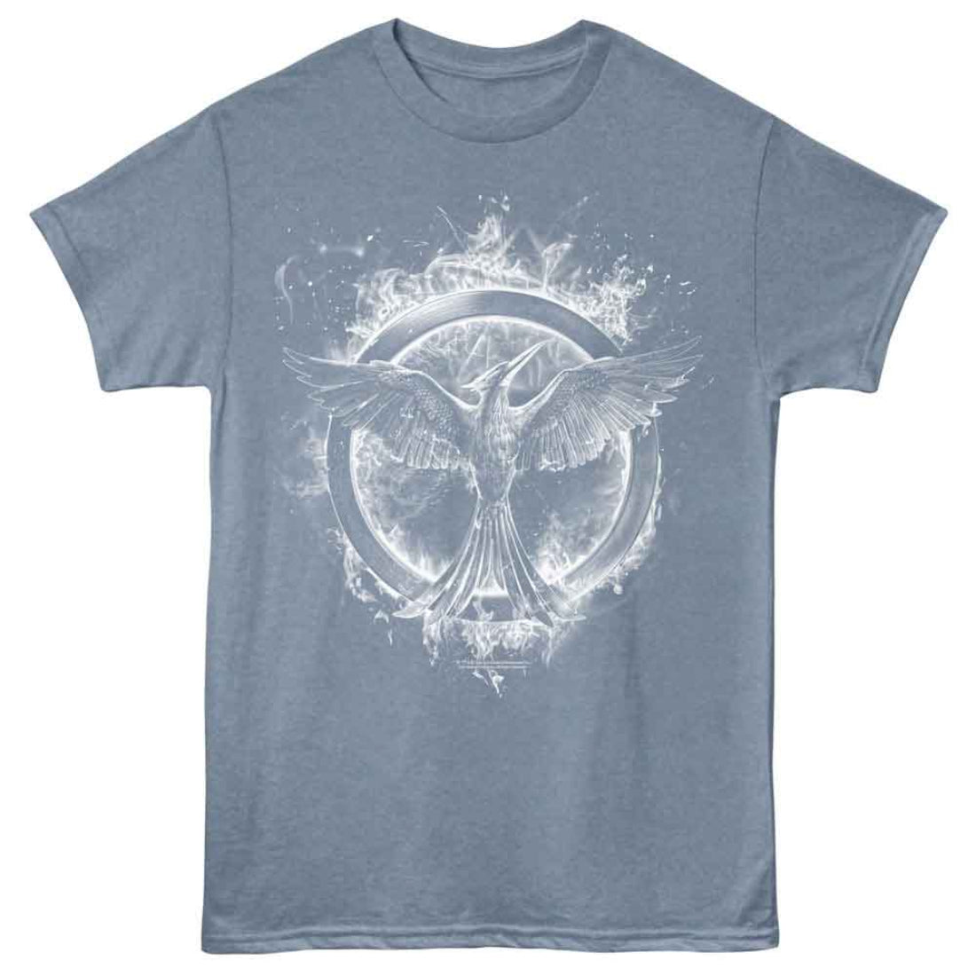 hunger games mockingjay blue t-shirt