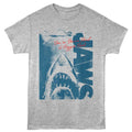 Jaws Two Tone Gray Heather t-shirt