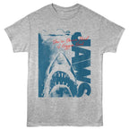 Jaws Two Tone Gray Heather t-shirt