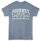 Journey - Faithfully Indigo Heather T-Shirt