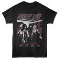 Black t-shirt with band graphic and text 'Mötley Crüe Shout at the Devil' on a white background