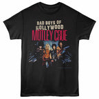 MOTLEY CRUE-MOTLEY CRUE BAD BOYS OF HOLLYWOOD-BLACK ADULT S/S TSHIRT-S