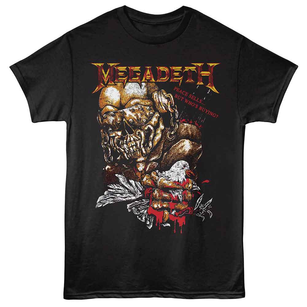 MEGADETH-MEGADETH PEACE SELLS-BLACK ADULT S/S TSHIRT-S