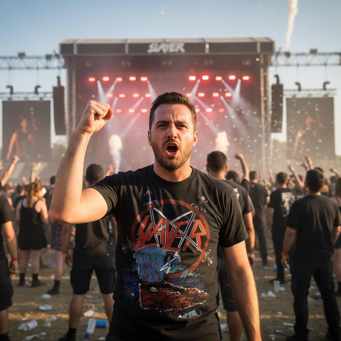 MAN WEARING SLAYER OPEN GRAVE TEE MM-SYR-03S, MM-SYR-03M, MM-SYR-03L, MM-SYR-03X, MM-SYR-03XX