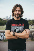 MAN WEARING THIN LIZZY SHIRT MM-TLY-03S, MM-TLY-03M, MM-TLY-03L, MM-TLY-03X, MM-TLY-03XX, MM-TLY-03XXX