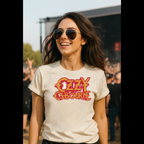 Woman wearing an Ozzy Osbourne t-shirt at a concert OZZY514S, OZZY514M, OZZY514L, OZZY514XL, OZZY514XXL, OZZY514XXXL, OZZY514XXXXL