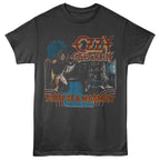 Black t-shirt with Ozzy Osbourne graphic and 'Diary of a Madman' text on a white background
