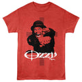 Ozzy Osbourne Tattoo Fist Red T-Shirt