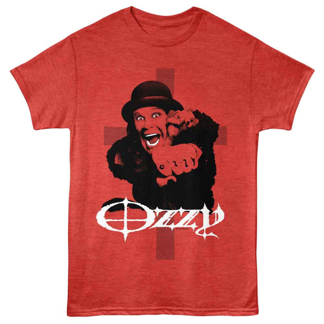 Ozzy Osbourne Tattoo Fist Red T-Shirt