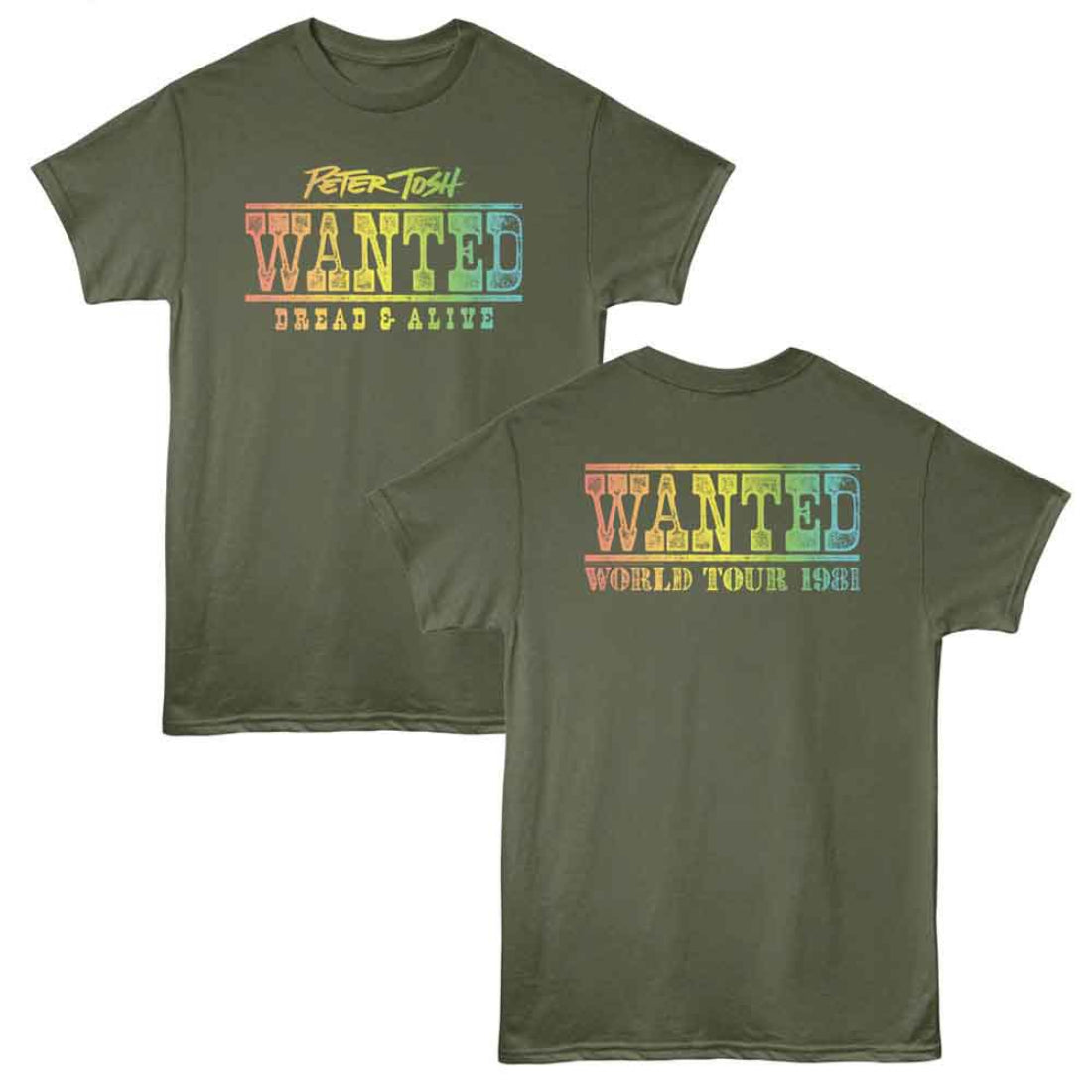 Peter Tosh Wanted Tour T-Shirt