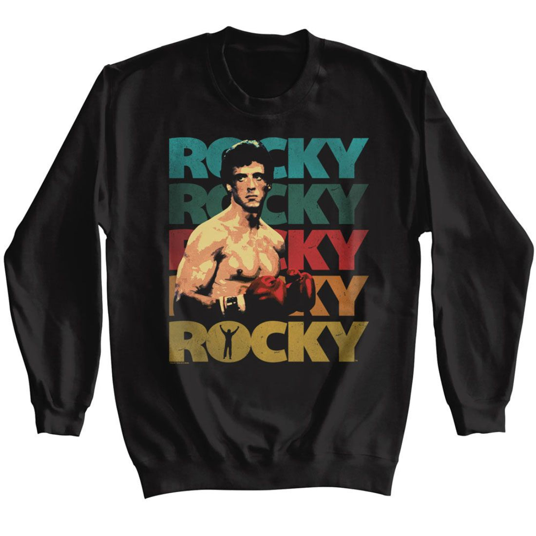 ROCKY 70S COLORS LONG SLEEVE T-SHIRT
