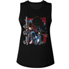 stevie ray vaughn kneeling womens tank top