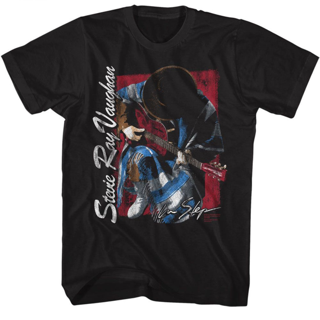 stevie ray vaughan kneeling t-shirt