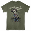 STONE TEMPLE PILOTS-STP DOTD-MILITARY GREEN ADULT S/S TSHIRT-S