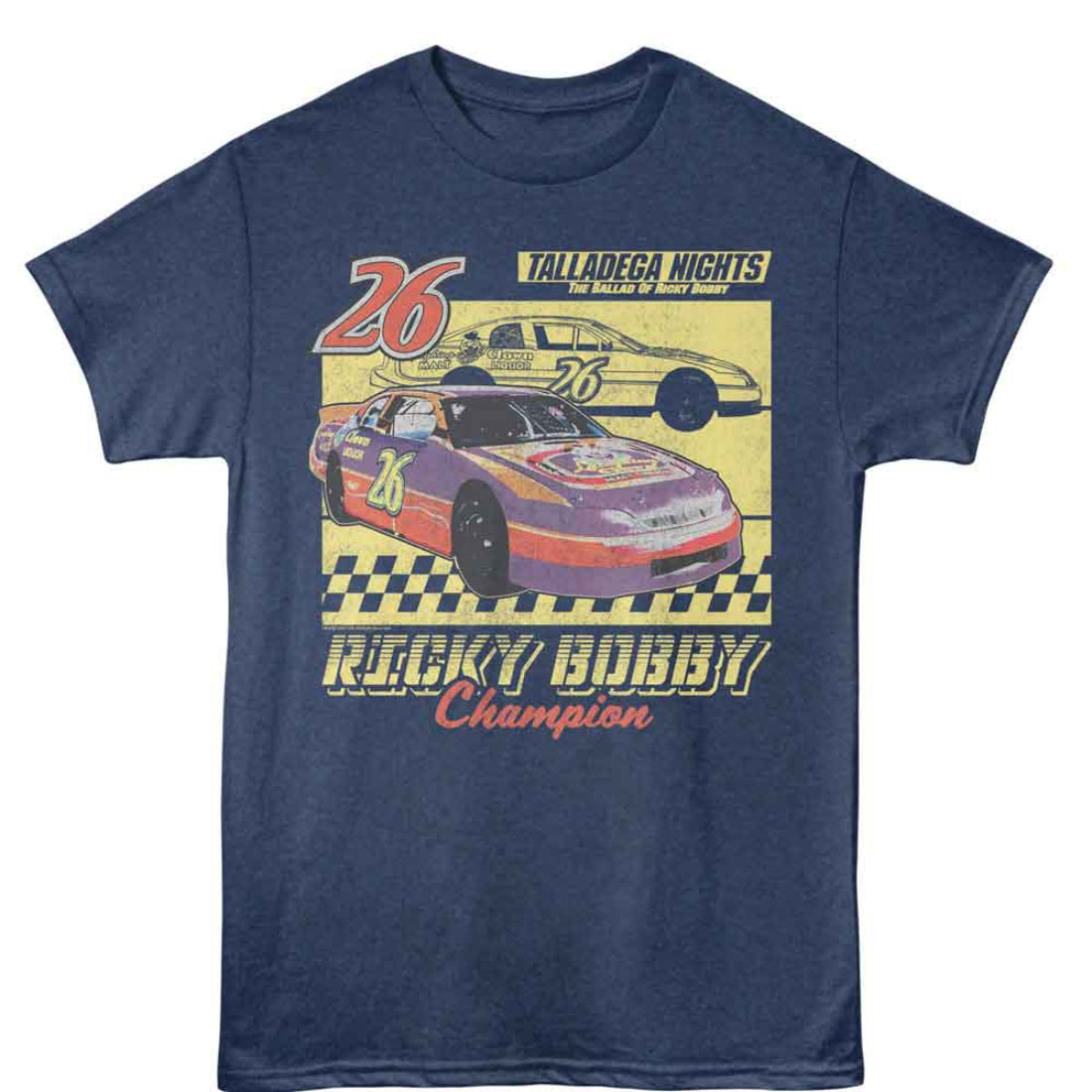 talladega nights clown car ricky bobby tee