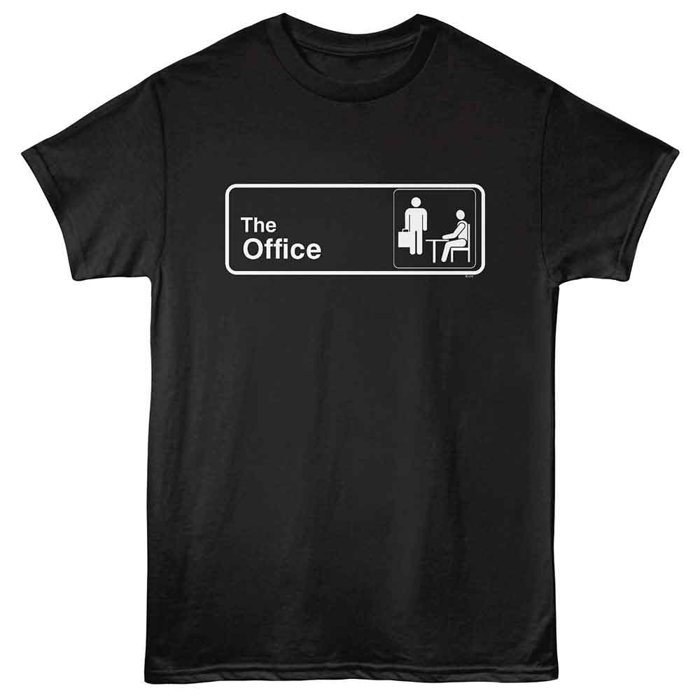 The Office - Sign Logo Black T-Shirt