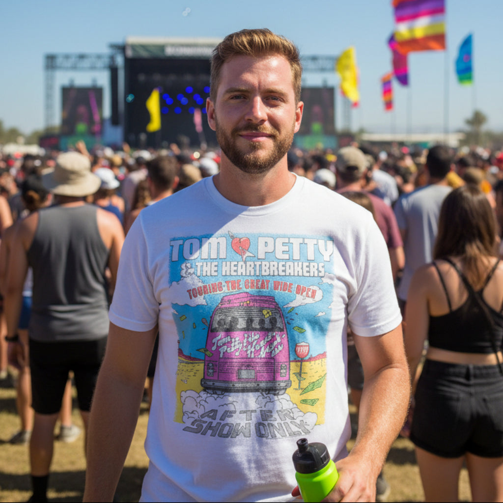 MAN WEARING TOM PETTY TEE TPH508S, TPH508M, TPH508L, TPH508XL, TPH508XXL, TPH508XXXL, TPH508XXXXL, TPH508XXXXXL