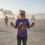 WOMAN WEARING TOM PETTY TEE TPH513S, TPH513M, TPH513L, TPH513XL, TPH513XXL