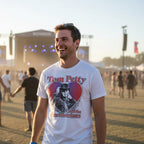 MAN WEARING TOM PETTY TEE TPH516S, TPH516M, TPH516L, TPH516XL, TPH516XXL, TPH516XXXL, TPH516XXXXL, TPH516XXXXXL