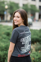 WOMAN WEARING TOM PETTY TEE TPH538S, TPH538M, TPH538L, TPH538XL, TPH538XXL