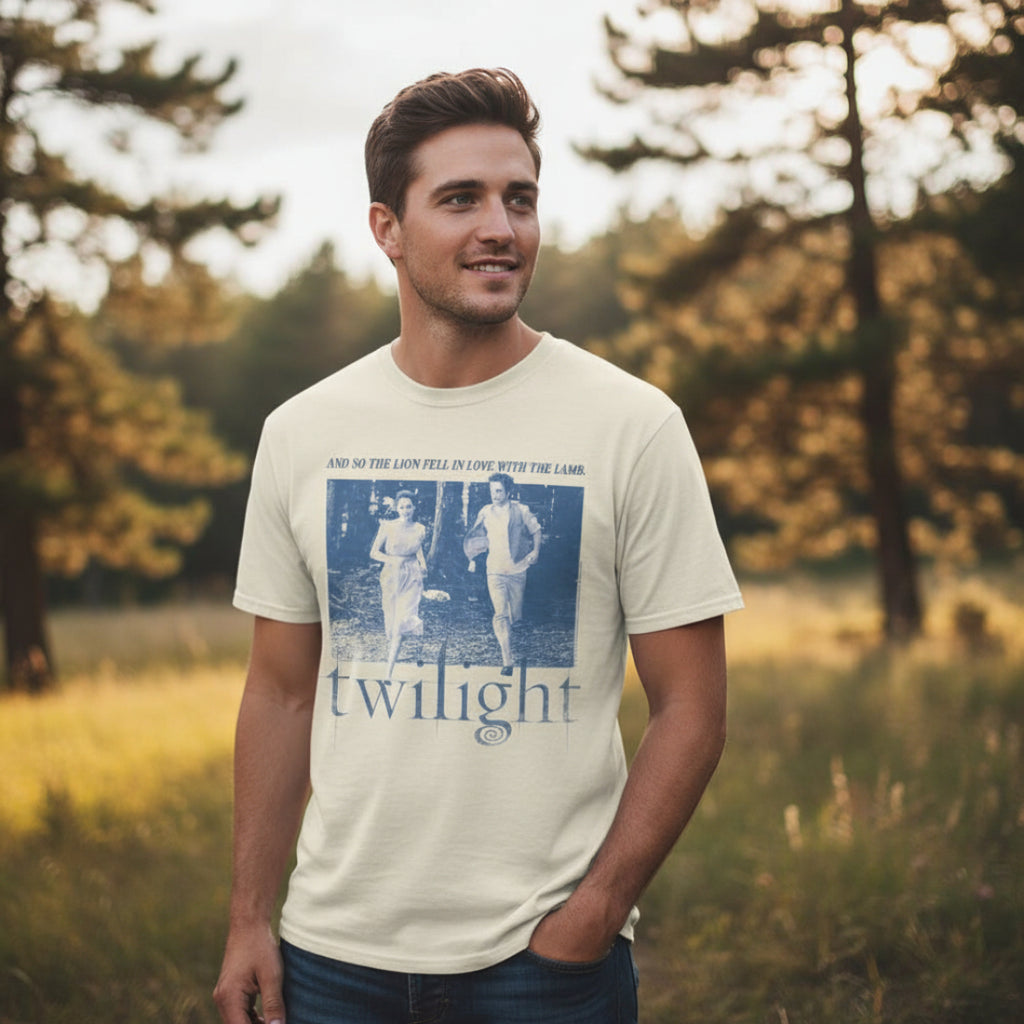 MAN WEARING TWILIGHT SAGA SHIRT TWI5150S, TWI5150M, TWI5150L, TWI5150XL, TWI5150XXL, TWI5150XXXL, TWI5150XXXXL