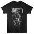 UNIVERSAL MONSTERS-UNIVERSAL MONSTERS FRANKENTEIN SPRAY PAINT-BLACK ADULT S/S TSHIRT-S