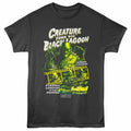 UNIVERSAL MONSTERS-UNIVERSAL MONSTERS BLACK LAGOON REEL-SMOKE ADULT S/S TSHIRT-S
